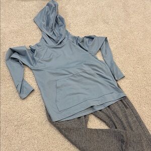 All in Motion Performance Set Hoodie and Gray Jogger XS 4/5